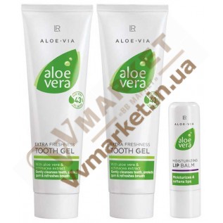 Алоэ Вера Набор для здоровой улыбки (LR Aloe Vera Mouth & Teeth Care Set), LR с доставкой вся Украина